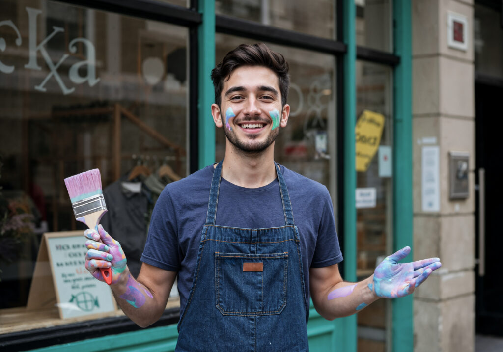 painting work during Ausbildung in Germany